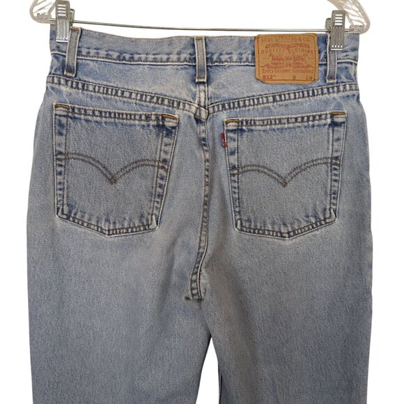 Vintage Levi's 512 Light Wash Jeans Womens 11 JR. Slim Fit Straight Leg 80s 90s - Picture 5 of 16